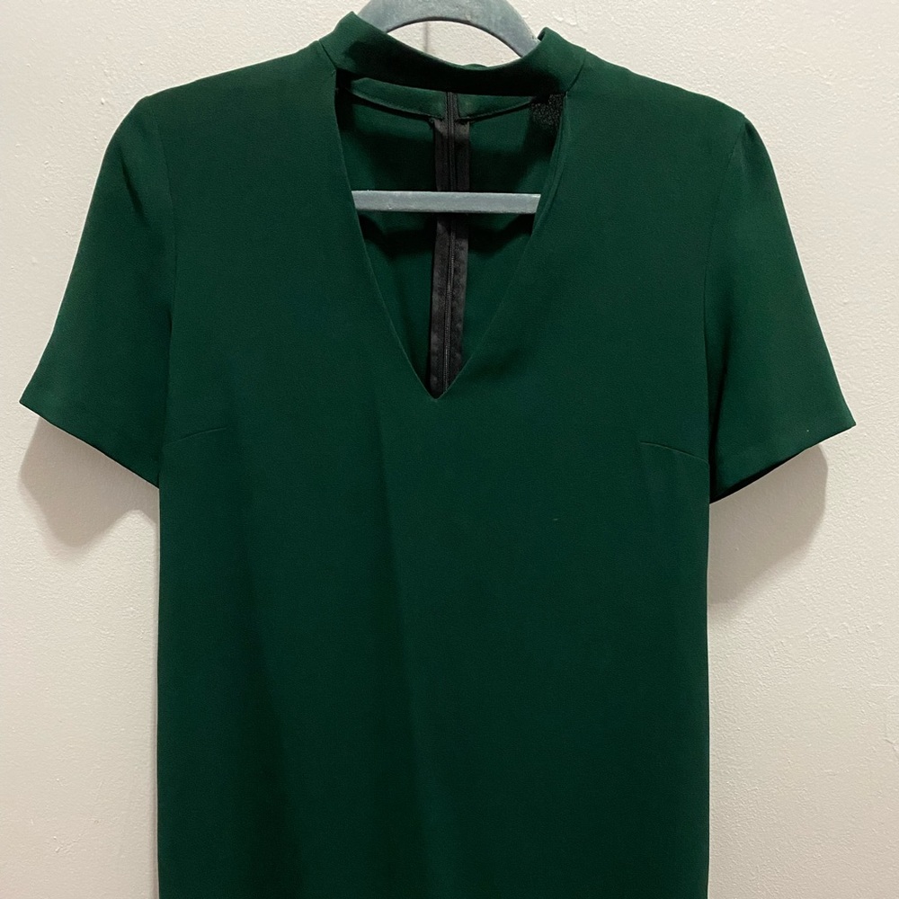 Zara Green Choker Dress